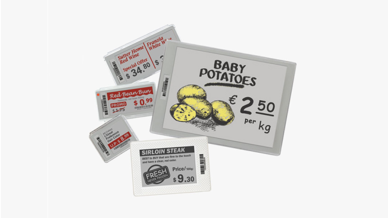 InfoTag e.Label kabellos wireless Hi-Touch PLU InfoTag