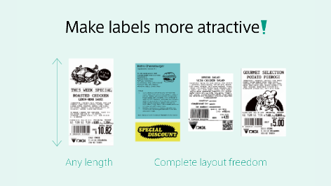 Solution with linerless labels | Linerless labels allow variable length ...
